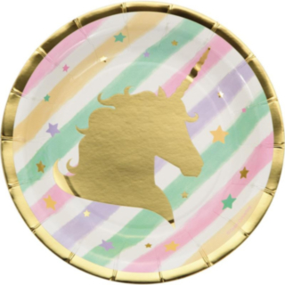 Unicorn Sparkle Tallrikar