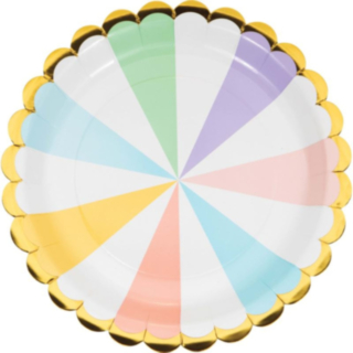 PastellMix Papptallrikar