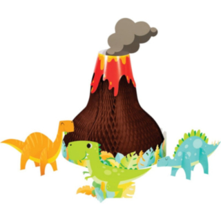 Honeycomb Bordsdekoration Dinosaurie