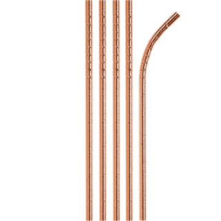 ECO-FLEX® Papperssugrör Roséguld