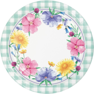 Påskblomster Middagstallrikar
