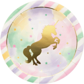 Unicorn Sparkle Tallrikar