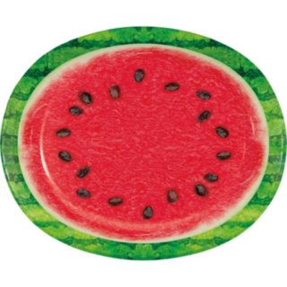 Vattenmelon Ovala Papptallrikar