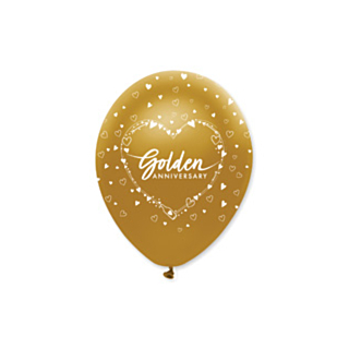 Guldbröllop Ballonger