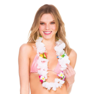 Hawaii Blomsterkrans Vit