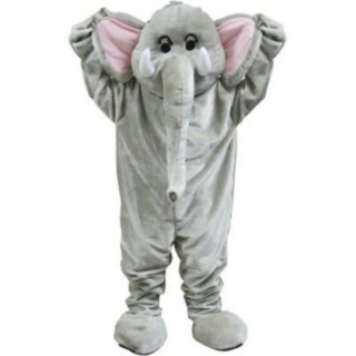Deluxe Paradis Elefant Maskot
