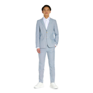 Opposuits Daily® Light Blue Seersucker Teen Kostym