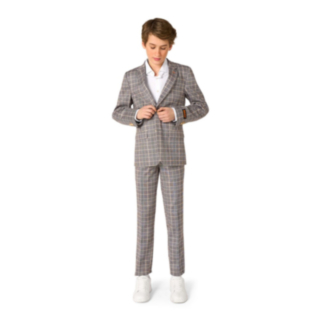 Opposuits Daily® Checked Tan Teen Kostym