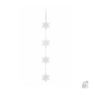 Snöflingegirlang Silver