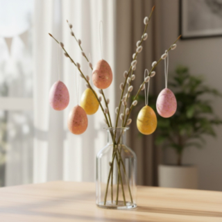 Påskägg Ljusrosa/Gul