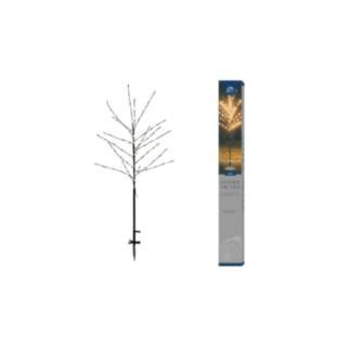Svart LED-julgran