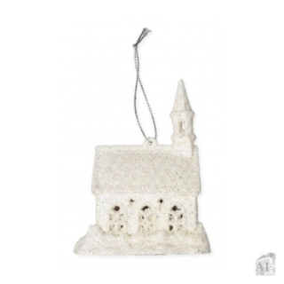 Kyrka Julgranspynt med Glitter