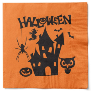 Halloween Servetter Orange