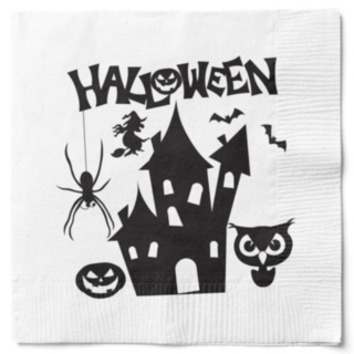Halloween Servetter Spökhus