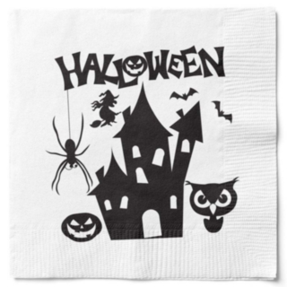 Halloween Servetter Spökhus