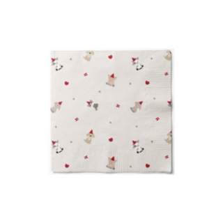 Juldjur Servetter Beige