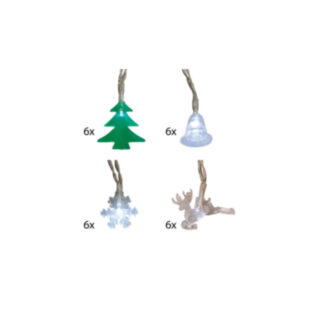 Julmotiv LED-ljusslinga