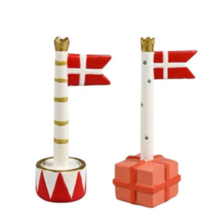 Danska Flaggor Trumma & Paket