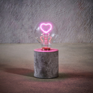 Hjärta Bordslampa