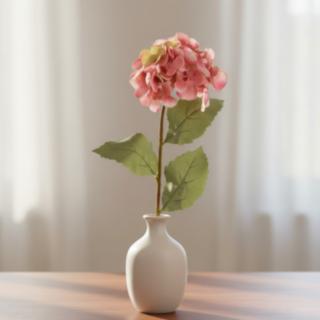 Konstgjord Hortensiablomma Rosa