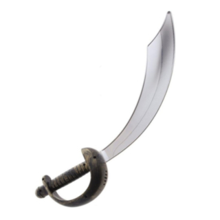 Pirat Leksakssvärd Silver/Antikbrun