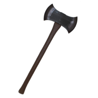 Dubbelsidig Viking Leksaksyxa Svart