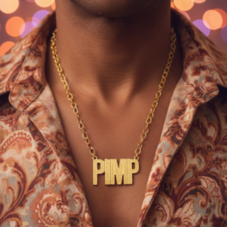 Pimp Halsband Guld
