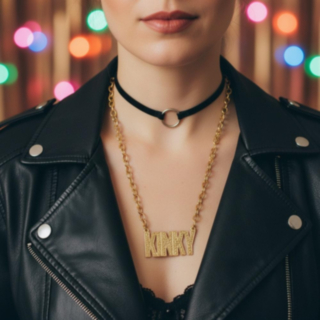 Kinky Halsband Guld