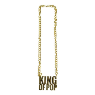 King of Pop Halsband Guld