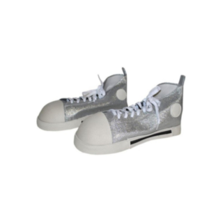 Jumbo Sneakers Skoöverdrag Silver