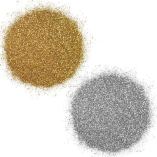 Glitterpulver Guld