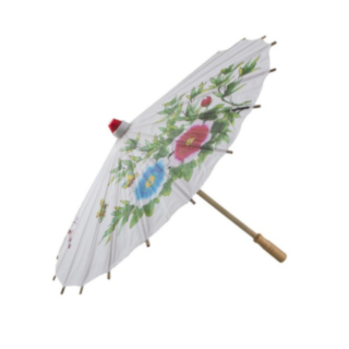 Kinesiskt Pappersparaply Blommor