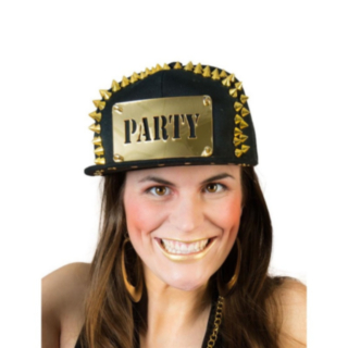 Party Pimp Keps Svart/Guld