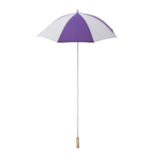 Cirkus Paraply Lila/Vit