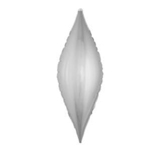 Ornament Folieballong Silver