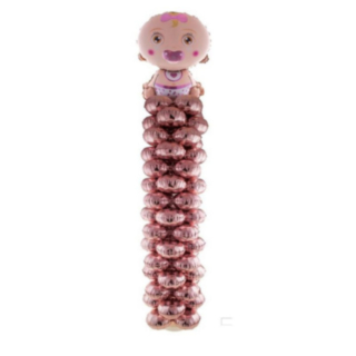 Baby Girl Ballongfigur