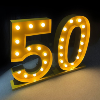 50 Lightbox Skylt