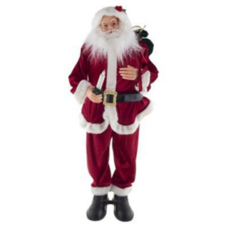 Rörlig Jultomte Med Ljud & Ljus