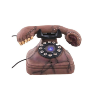 Vintage Skräcktelefon Med Ljud & Ljus