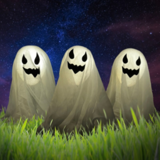 LED Spöken Trädgårdsdekoration