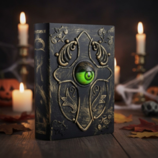 Rörlig Halloweenbok Med Ljud & Ljus