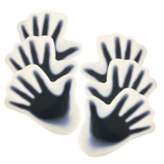 Handavtryck Klistermärken