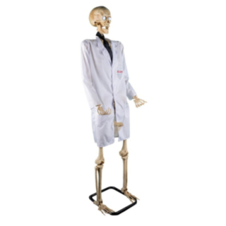 Nickande Skelettdoktor Med Ljud & Ljus