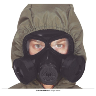 Klassisk Gasmask Svart