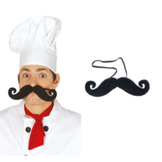 Fransk Skurk Mustasch