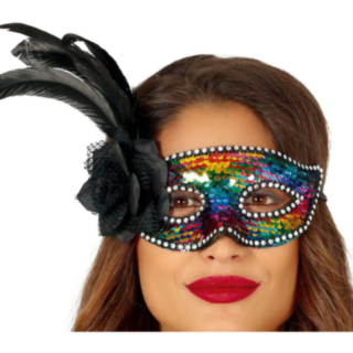 Masquerade Ögonmask Regnbåge