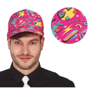 80-tal Geometri Keps Rosa