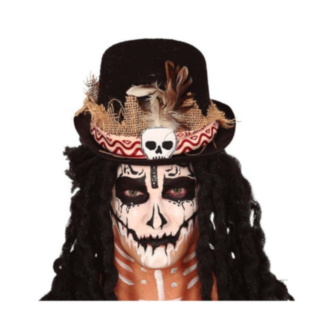Voodoo Doktor Hög Hatt Svart