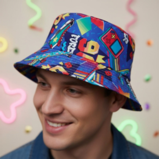 90's Buckethat Blå
