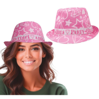 Party Girls Sommarhatt Ljusrosa